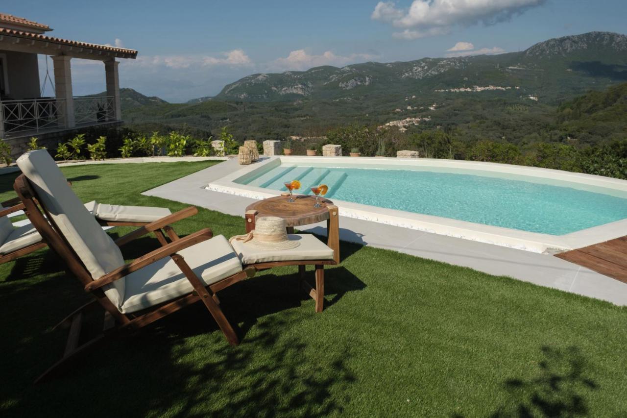 Koukoutsa House With Swimming Pool Corfu Sokraki Vila Sokrákion Exterior foto