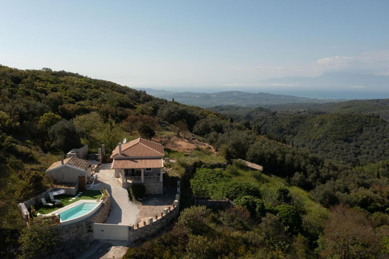 Koukoutsa House With Swimming Pool Corfu Sokraki Vila Sokrákion Exterior foto